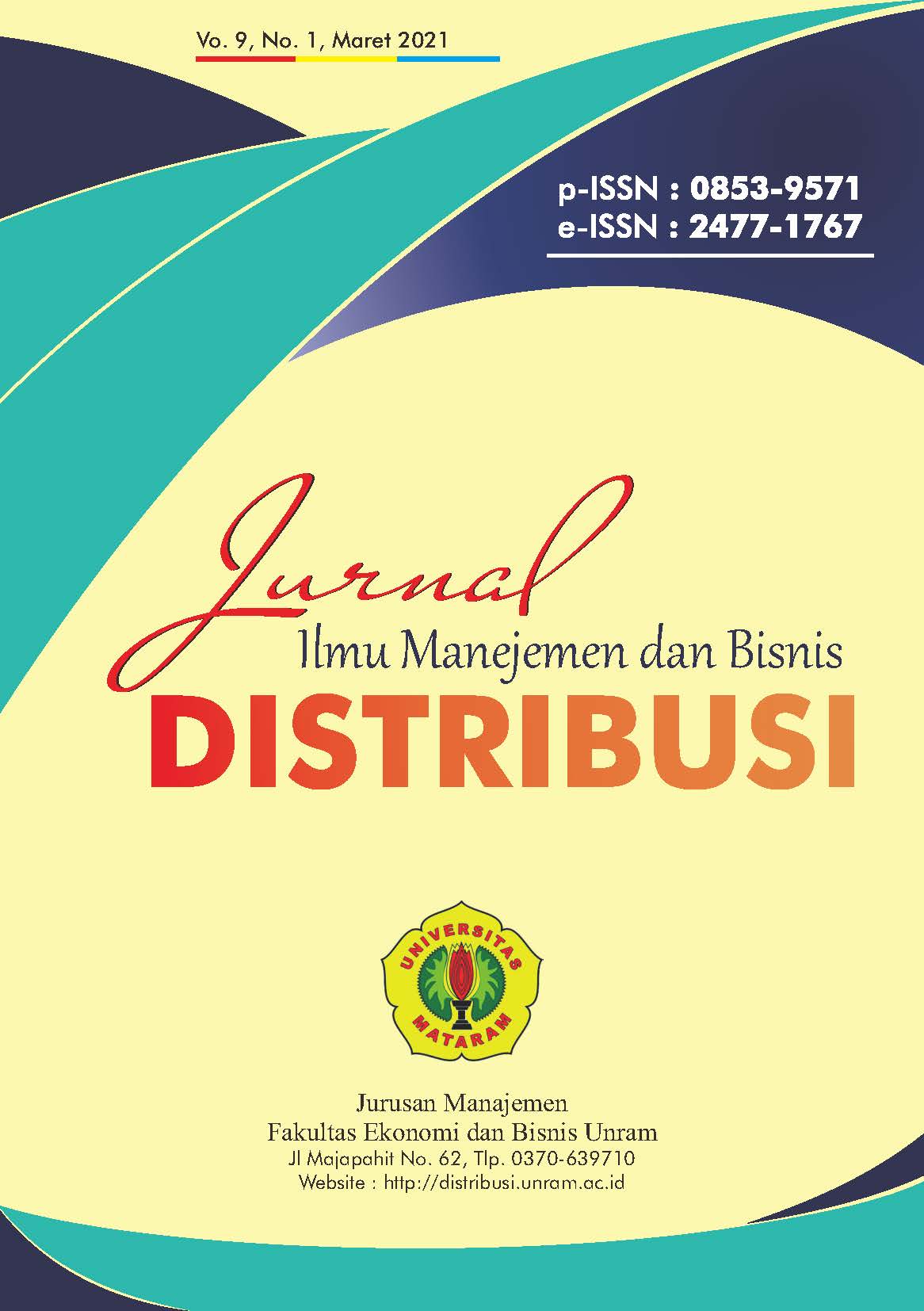 					View Vol. 9 No. 1 (2021): Distribusi, March 2021
				